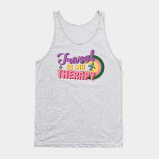 Travel Is My Therapy Tank Top